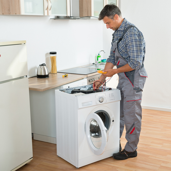 can you walk me through the steps of troubleshooting my washer issue in Feather Falls